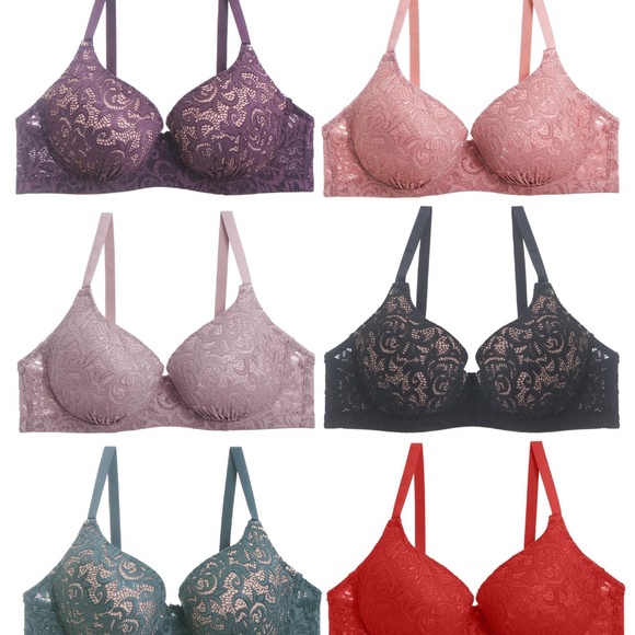 PLUS SIZE LACE BRA 36DD BUNDLE SET OF 3 - Picture 7 of 7